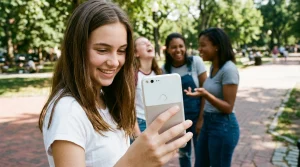 Aplikace BeReal na chytrém telefonu